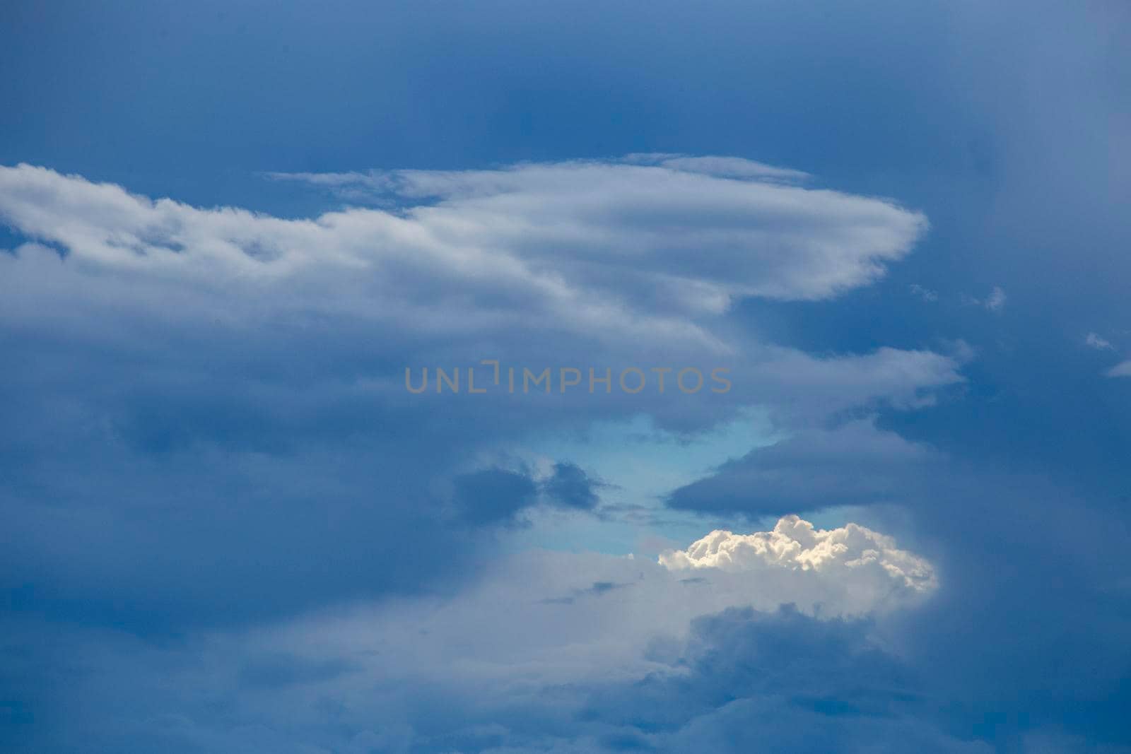Ominous Storm Clouds Prairie Summer Rural Scene