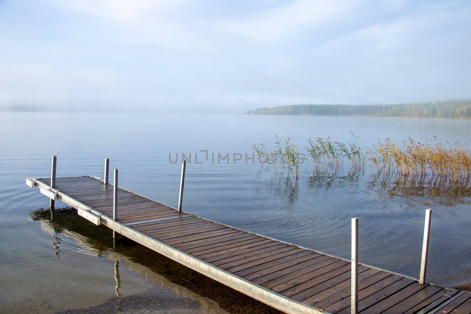 Sunrise Northern Lake in Saskatchewan Canada scenic