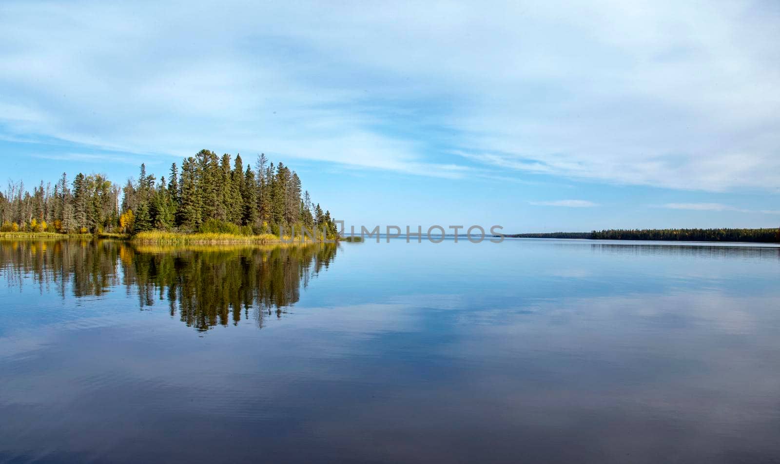 Autumn Northern Saskatchewan wilderness prestine rural scenic