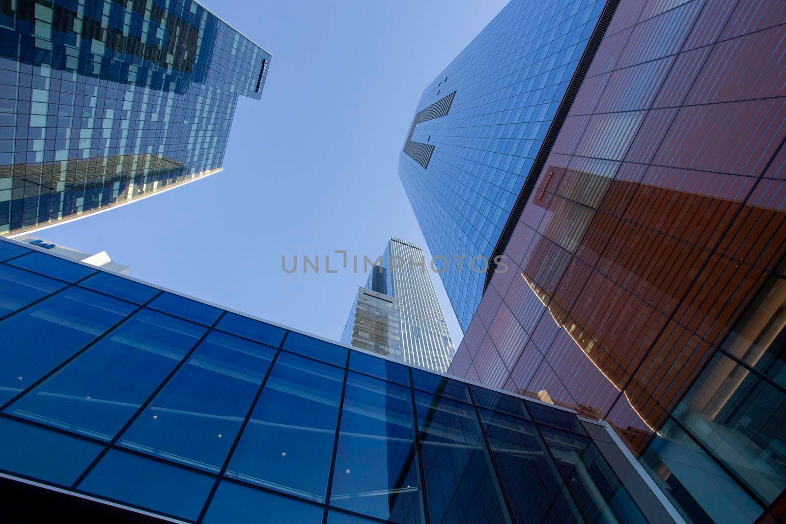 Downtown Edmonton City Skyscrapers and urban Scene