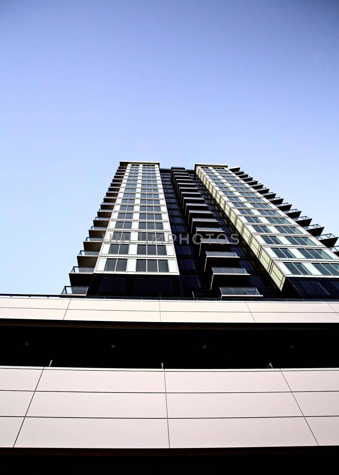 Downtown Edmonton City Skyscrapers and urban Scene