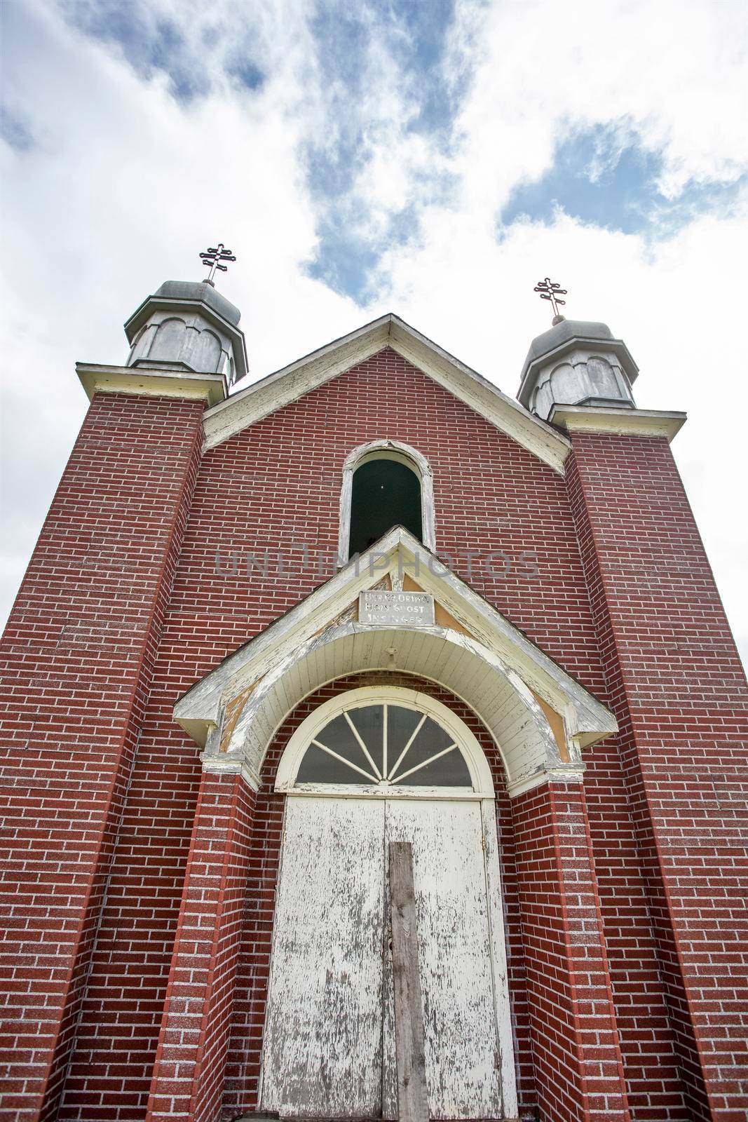Abandoned Ukranian Church in Saskatchewan Canada old