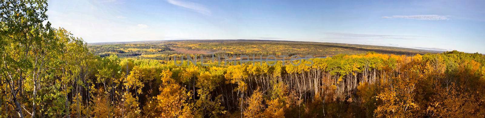 Autumn Northern Saskatchewan wilderness prestine rural scenic