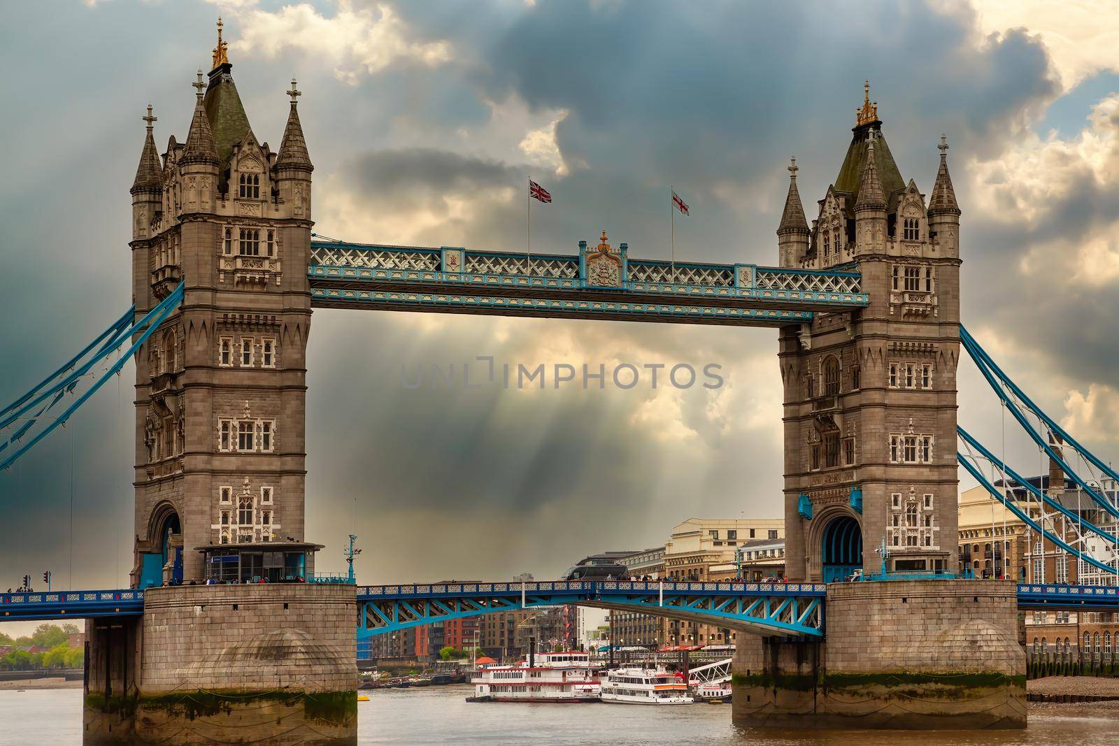 Beautiful view of Tower Bridge in London