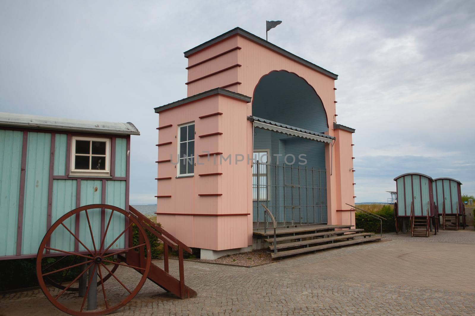 Funny Bathing Cabin on Usedom island, Germany. by CaptureLight