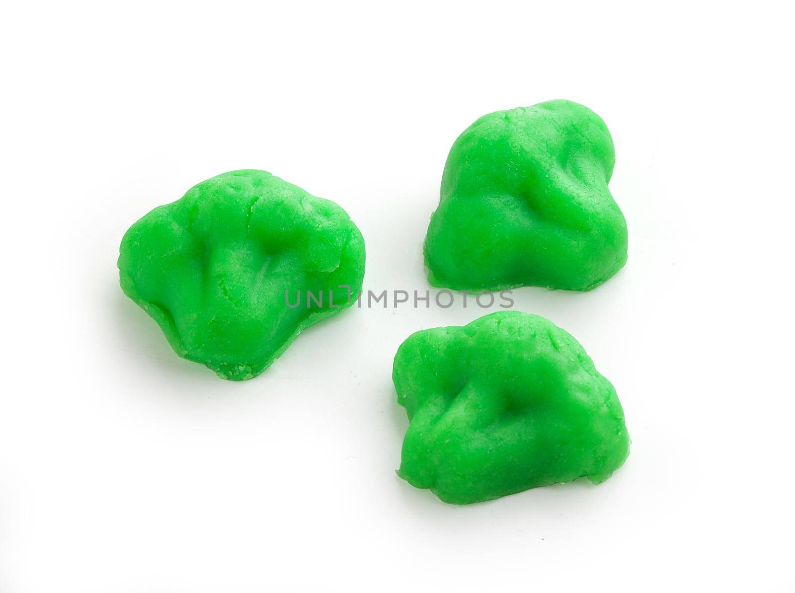 Green plasticine broccoli by Angorius