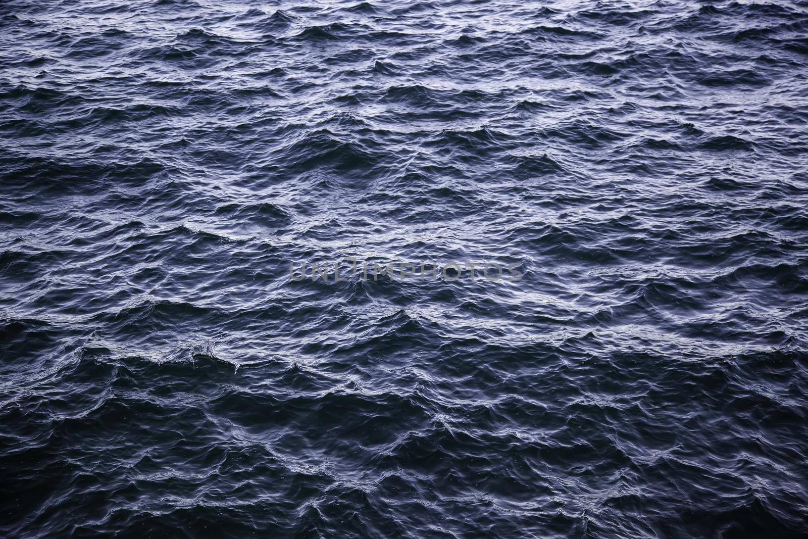 Detail of salt water offshore, nature