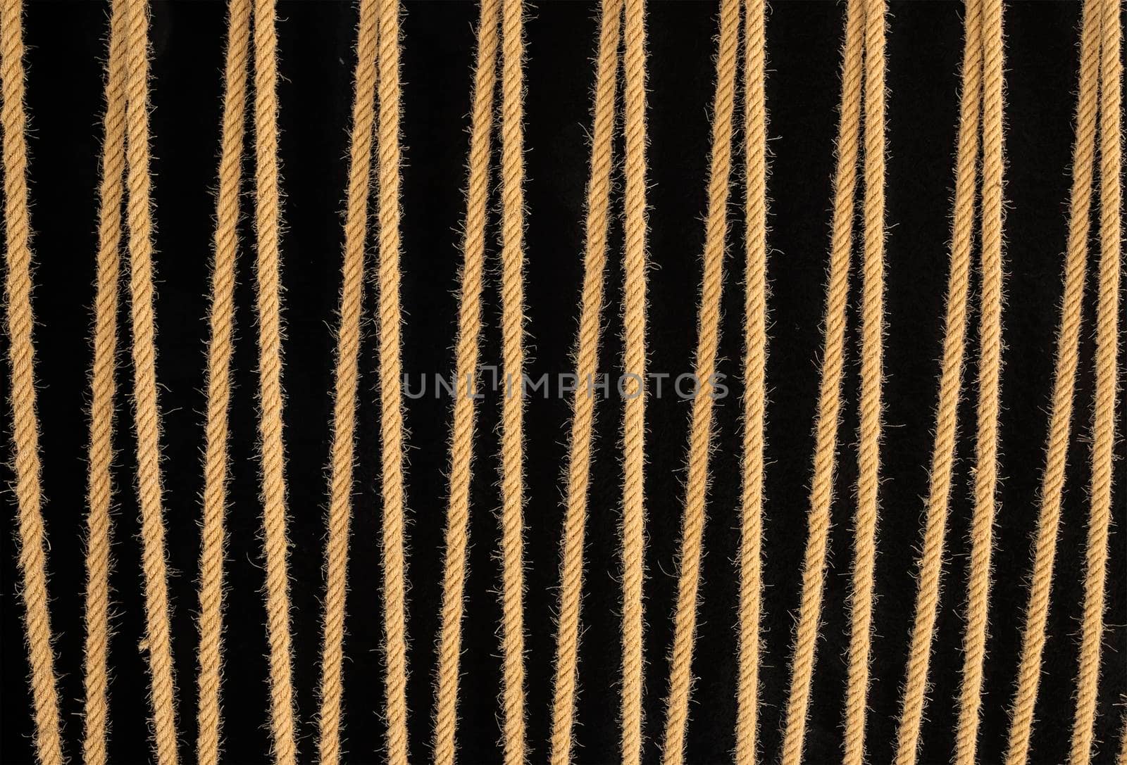 View of a net of rope. Abstract background