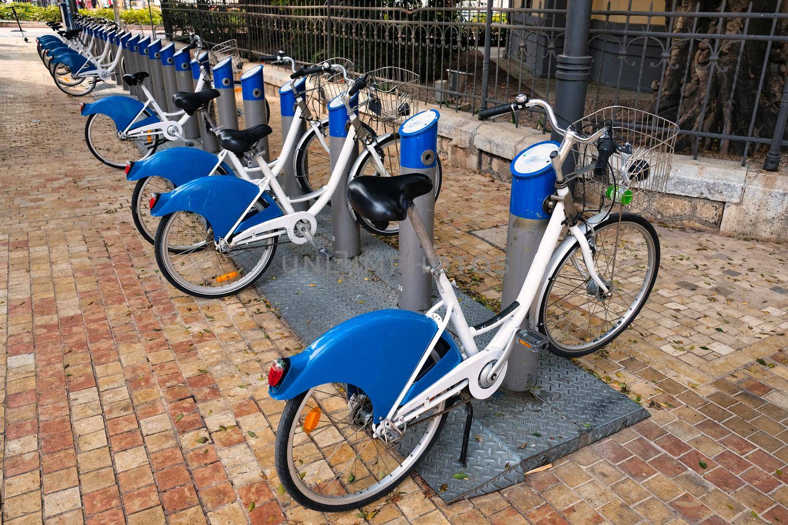 Urban bike rental service in the city of Malaga (Spain)