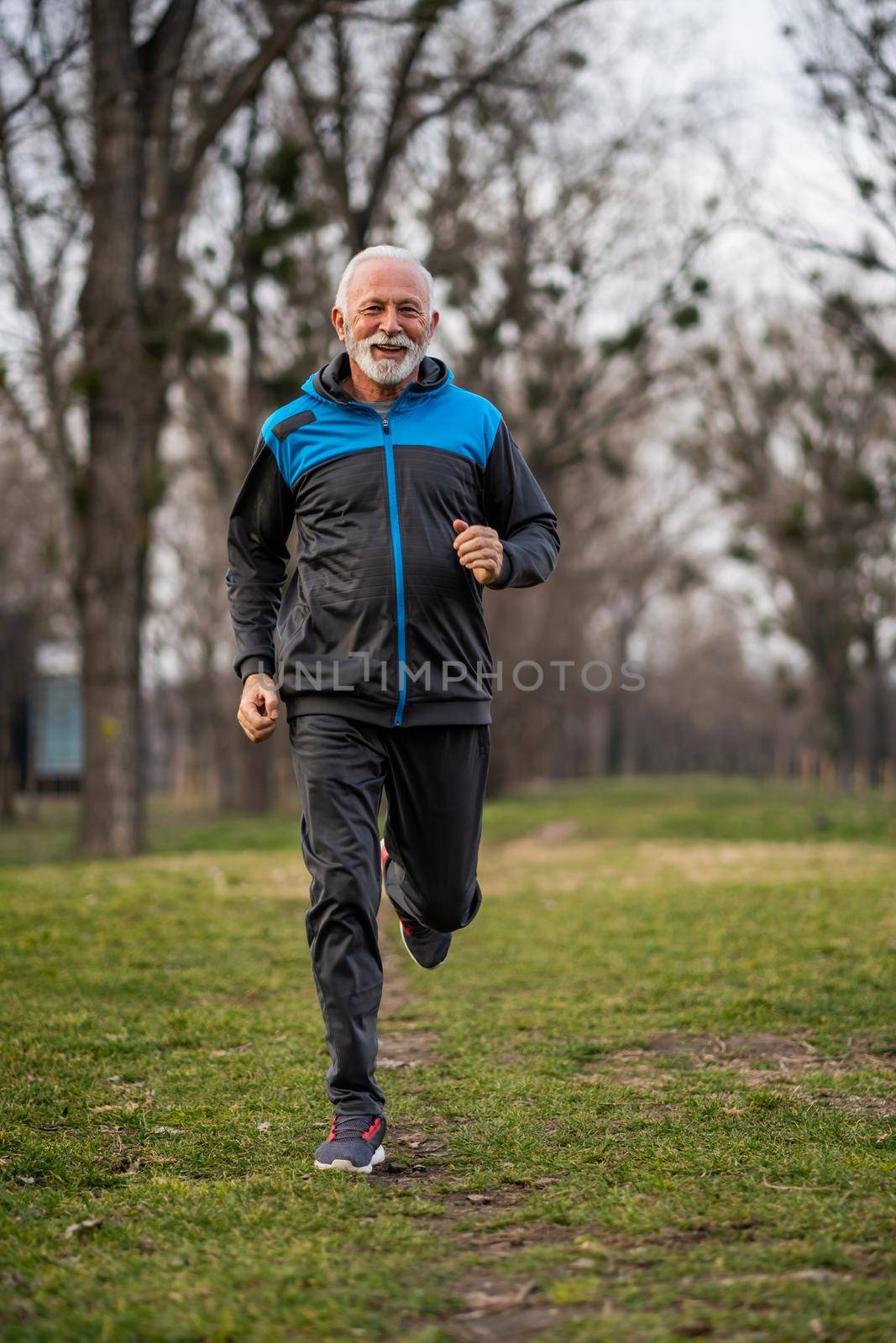 Sporty senior man by djoronimo