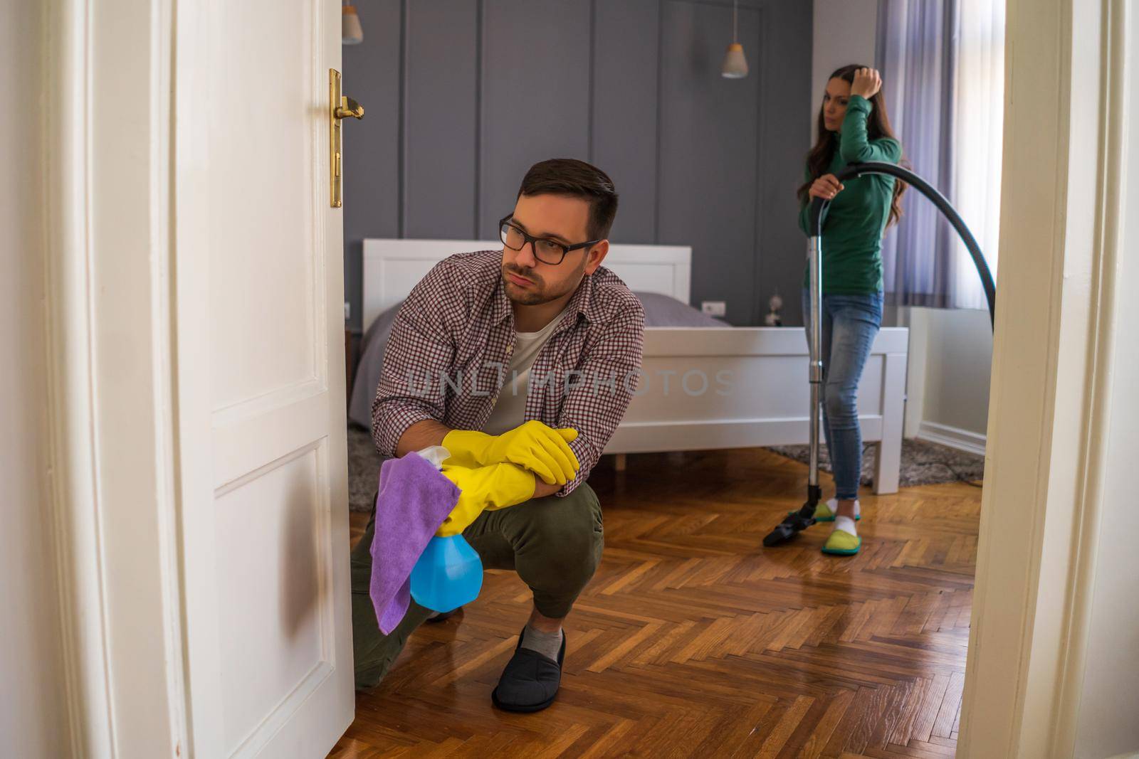 Cleaning home by djoronimo