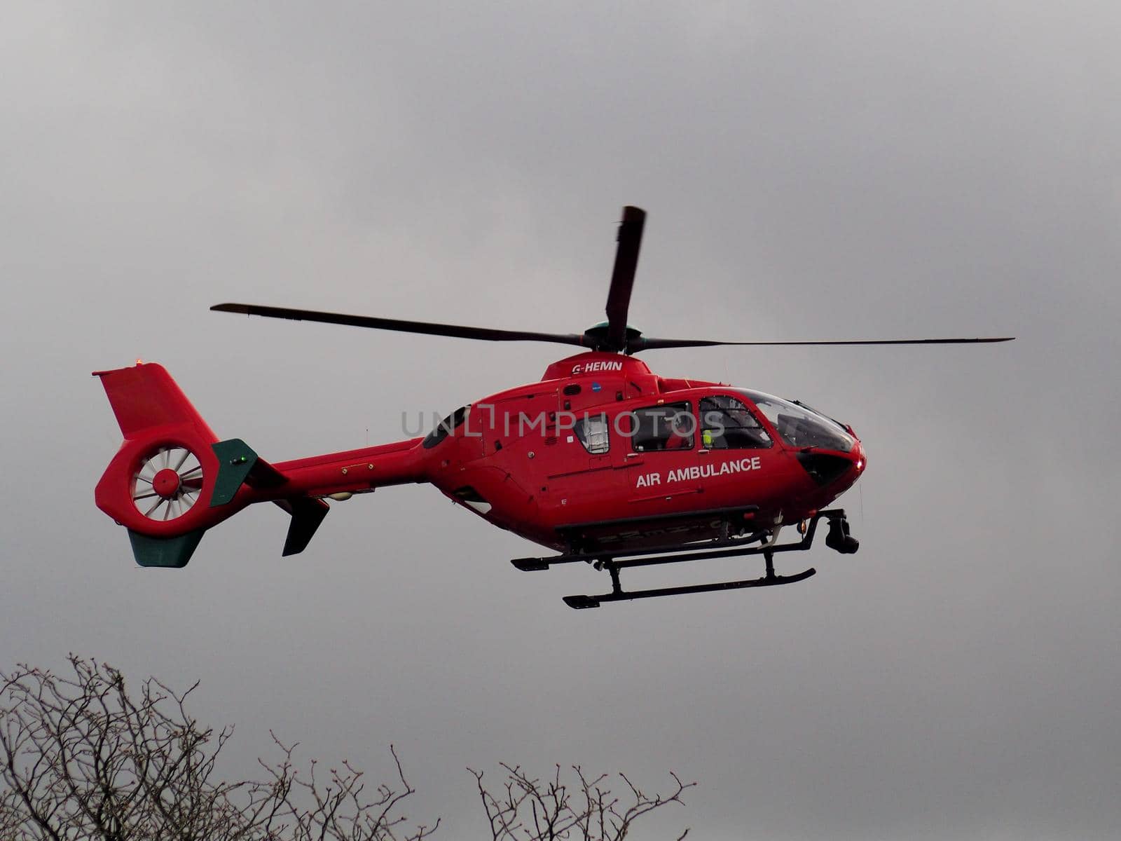 Air Ambulance landing to attend to an emergency by PhilHarland