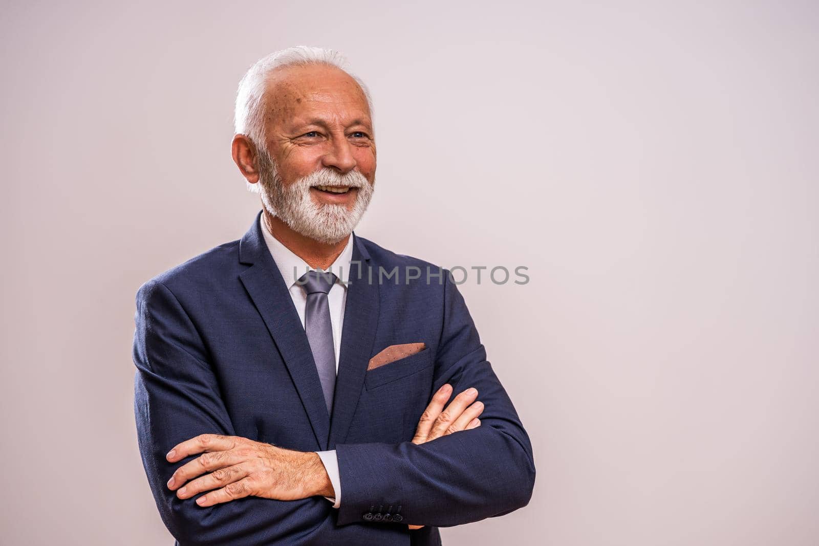 Senior businessman by djoronimo