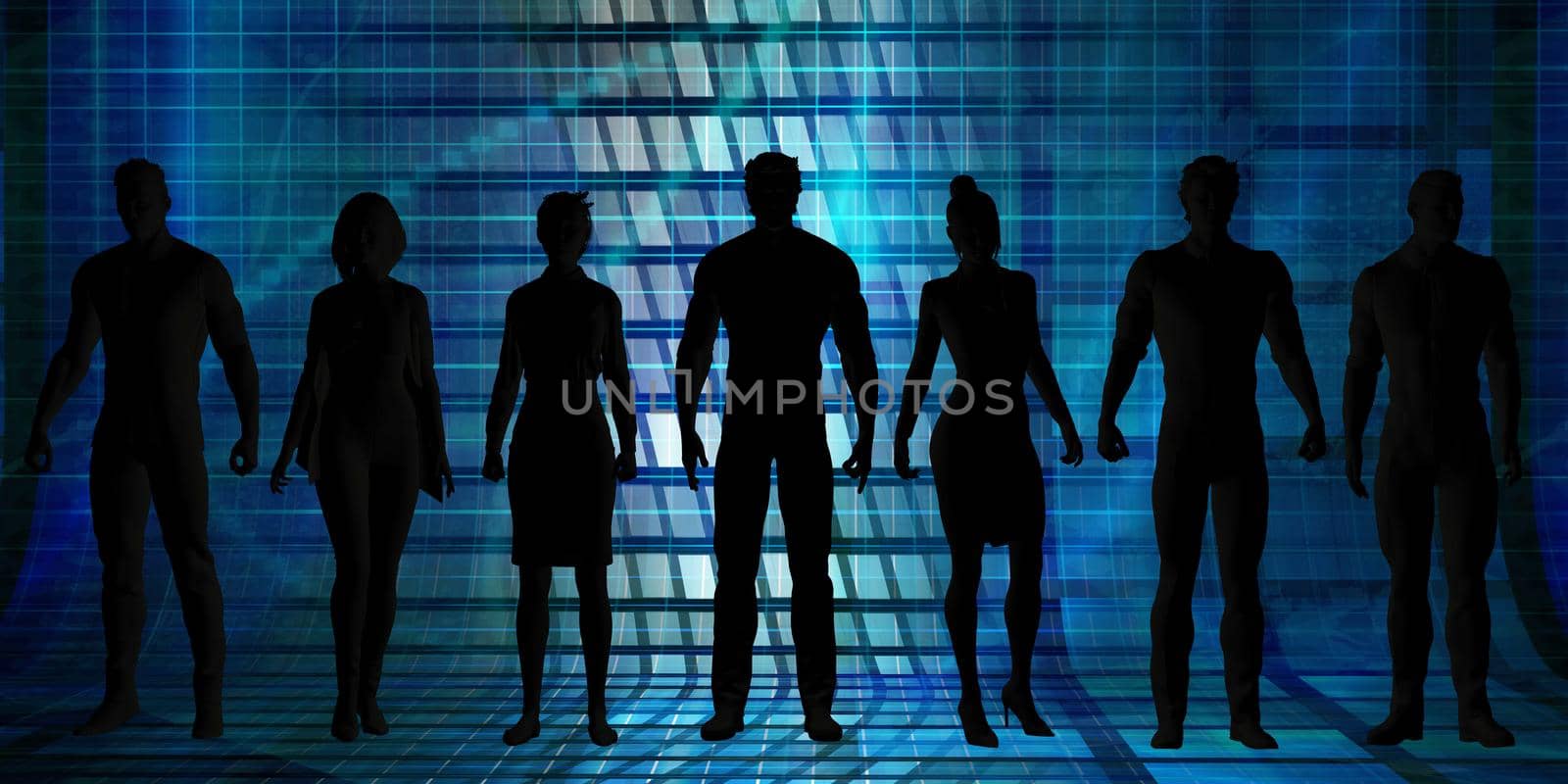 Group of Multiethnic Diverse Business People Concept Background