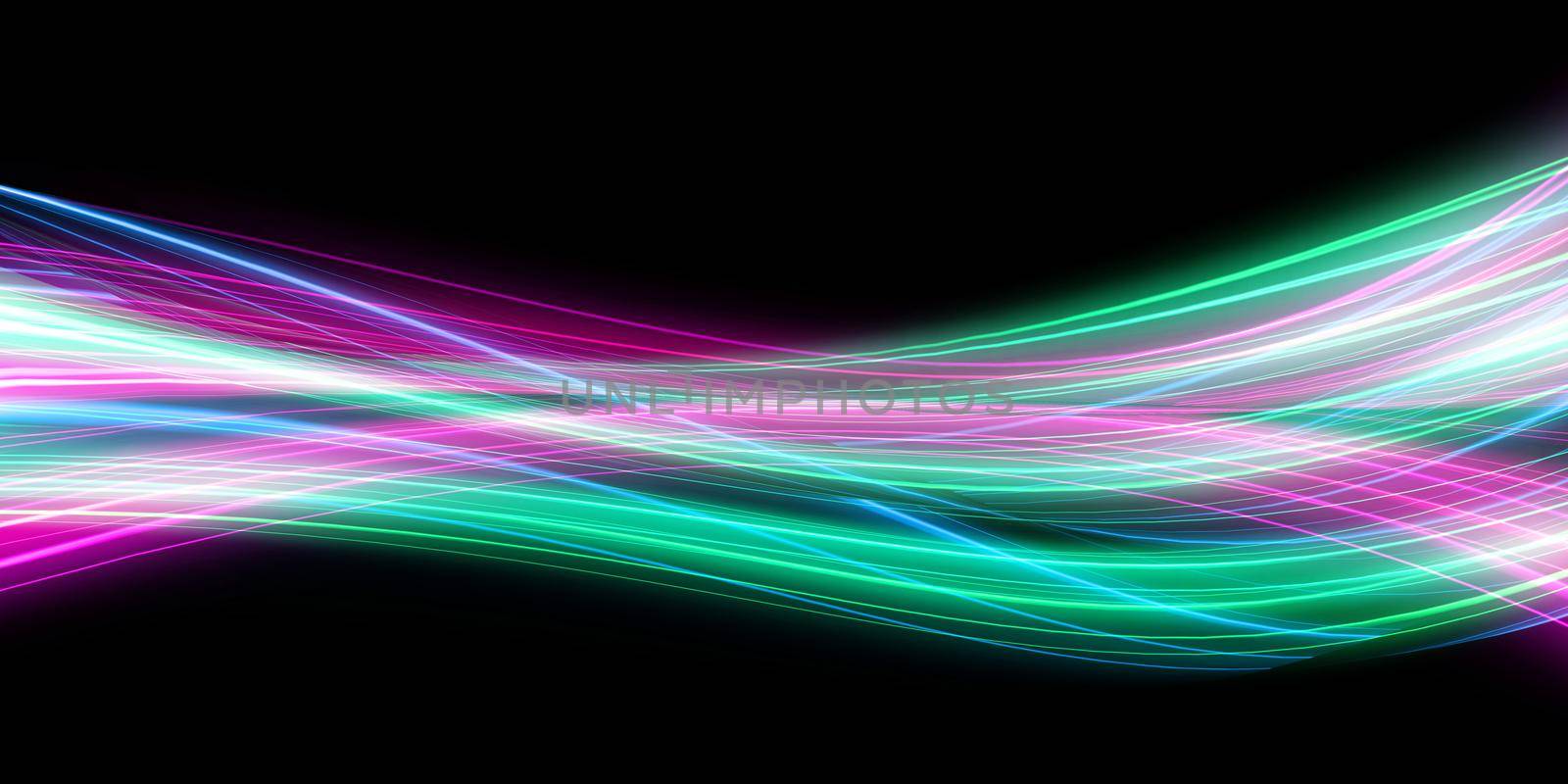 Futuristic Art Abstract with Digital Technology Theme