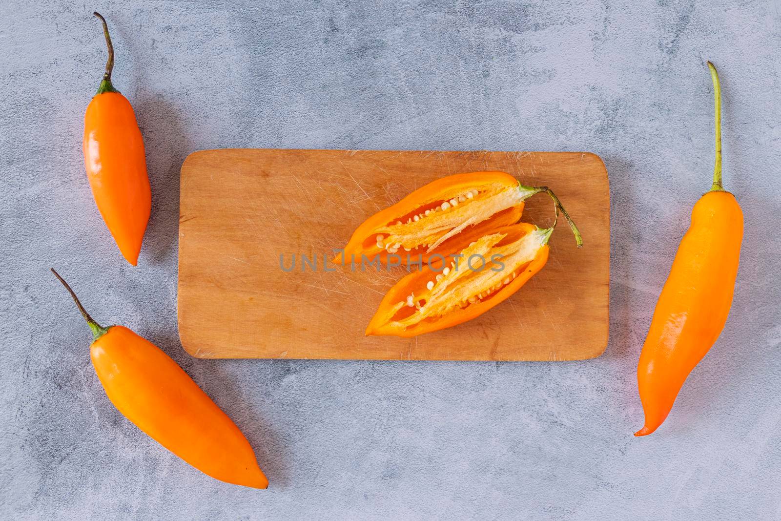 Peruvian yellow pepper. Yellow pepper used in Peruvian cuisine.