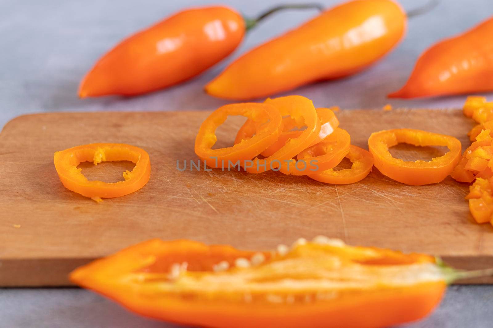 Peruvian yellow pepper. Yellow pepper used in Peruvian cuisine.