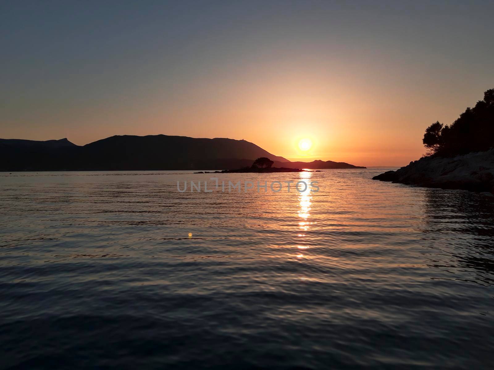 Sunset At Adriatic Sea Croatia