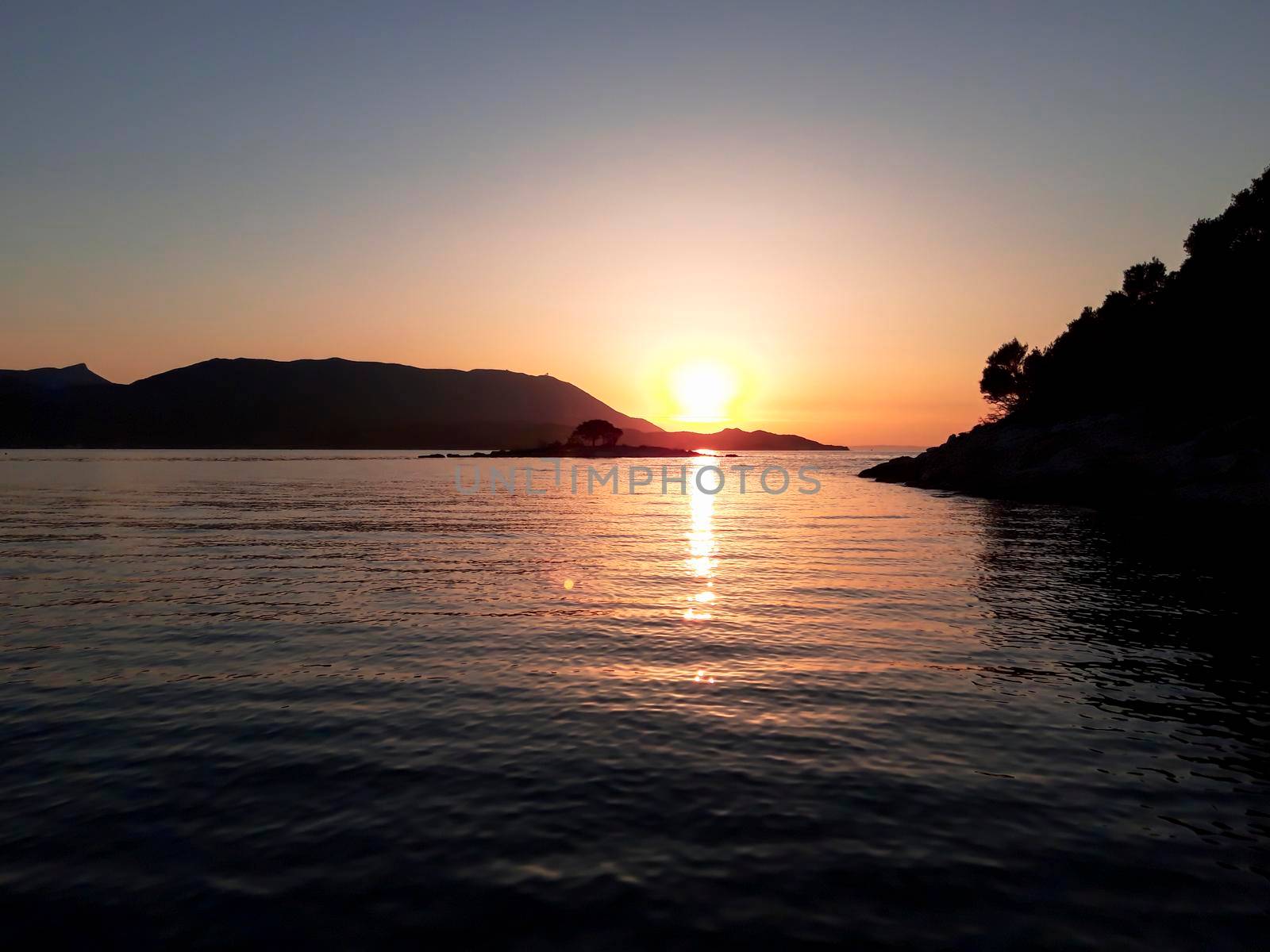 Sunset At Adriatic Sea Croatia