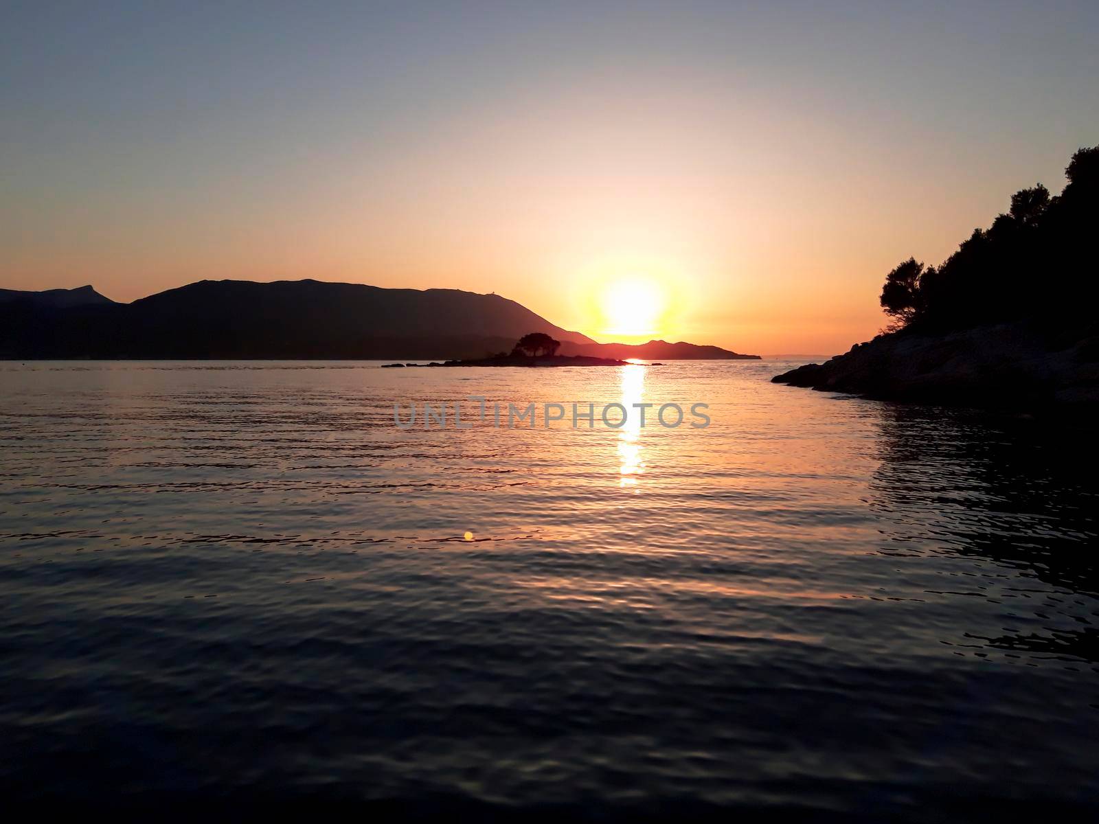 Sunset At Adriatic Sea Croatia  by swissChard7