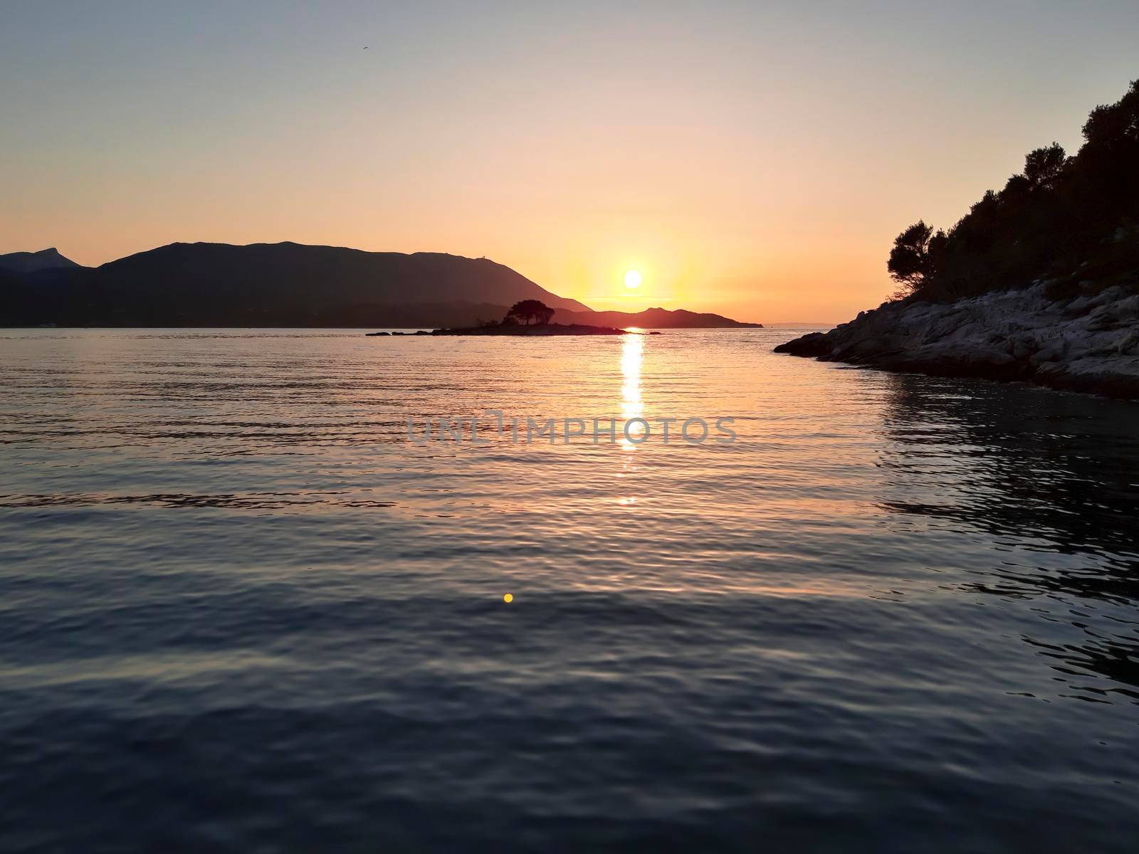 Sunset At Adriatic Sea Croatia  by swissChard7