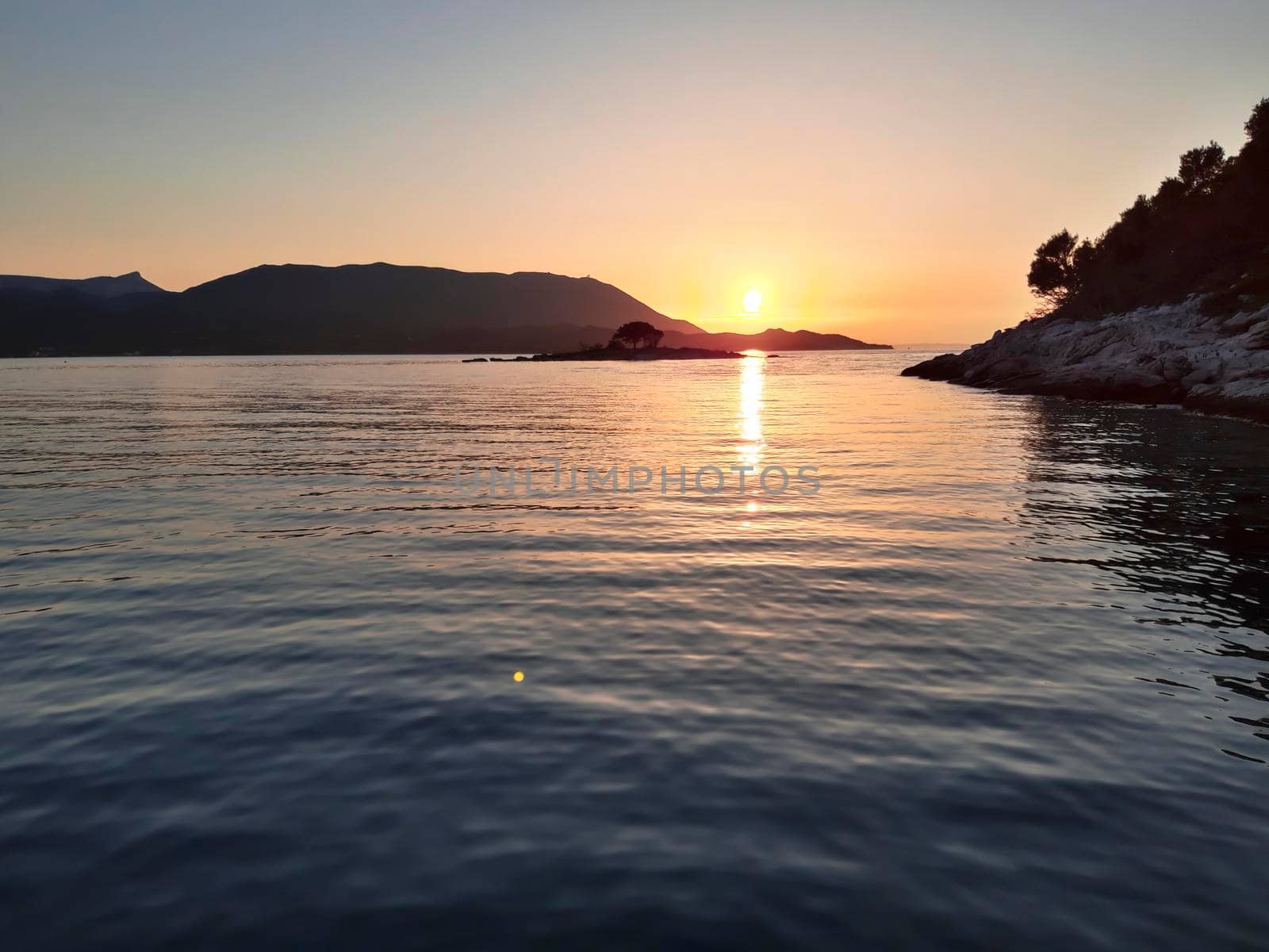 Sunset At Adriatic Sea Croatia