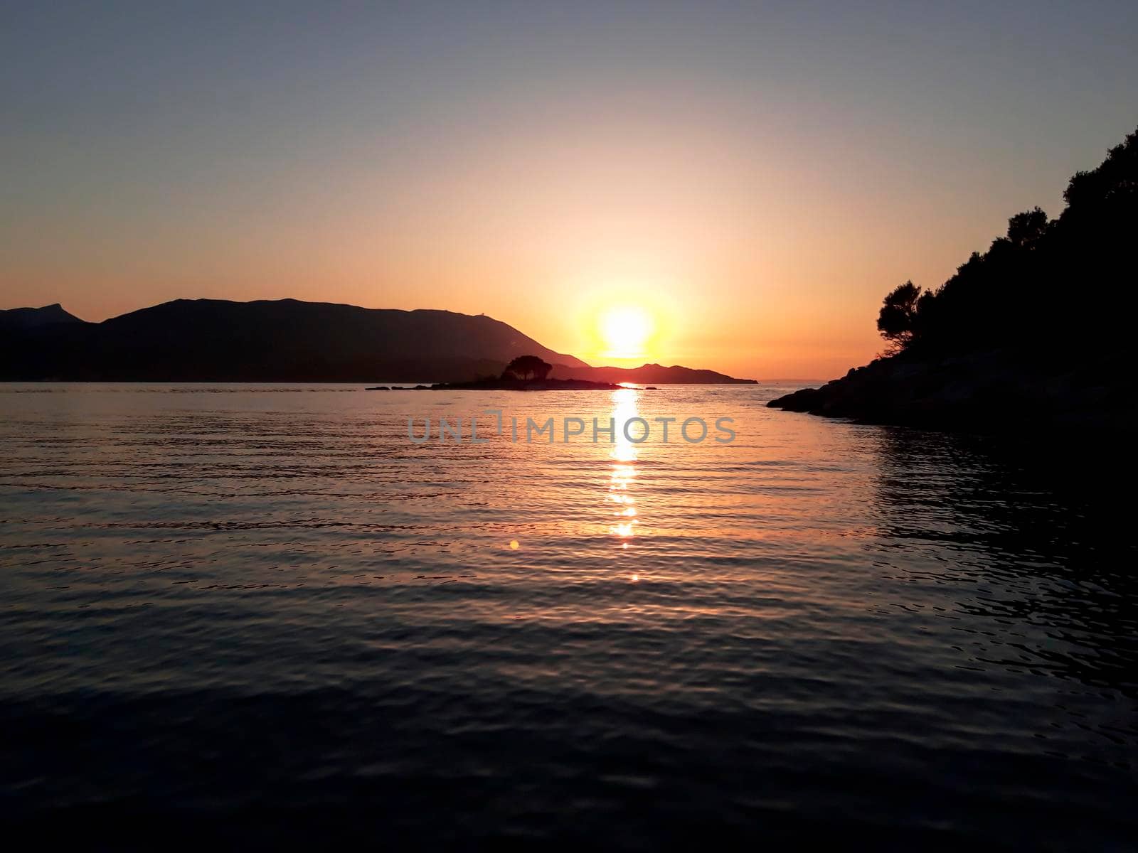 Sunset At Adriatic Sea Croatia  by swissChard7