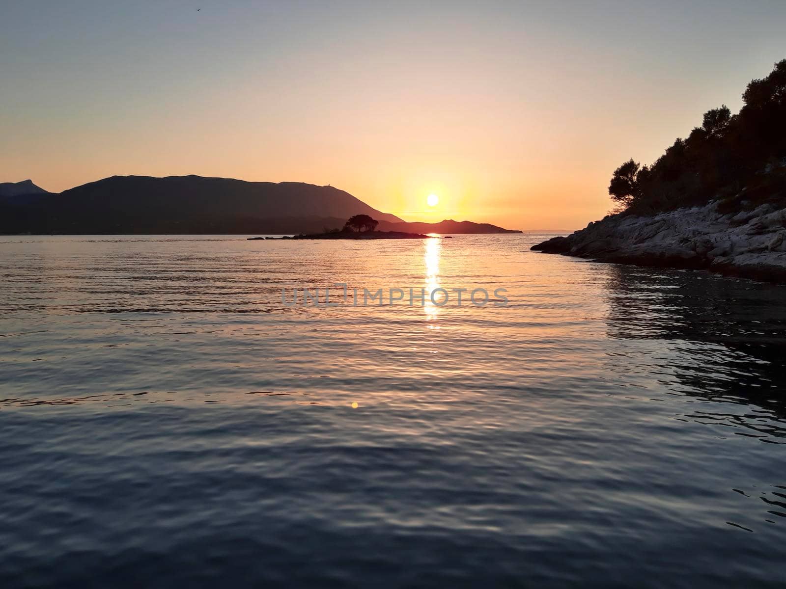 Sunset At Adriatic Sea Croatia