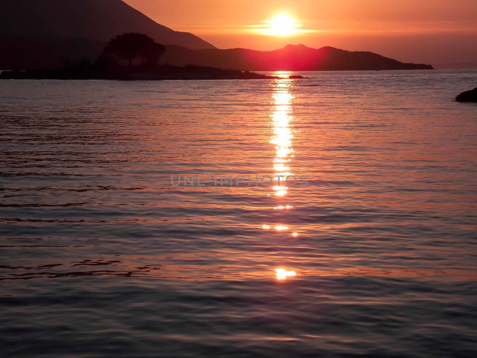 Sunset At Adriatic Sea Croatia  by swissChard7