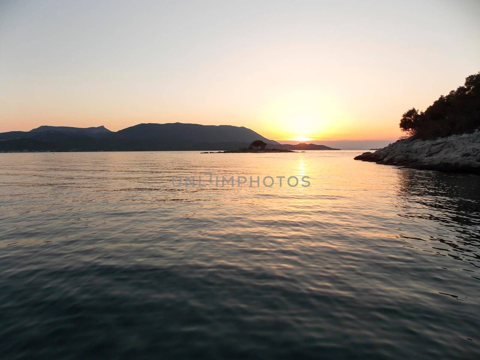 Sunset At Adriatic Sea Croatia  by swissChard7