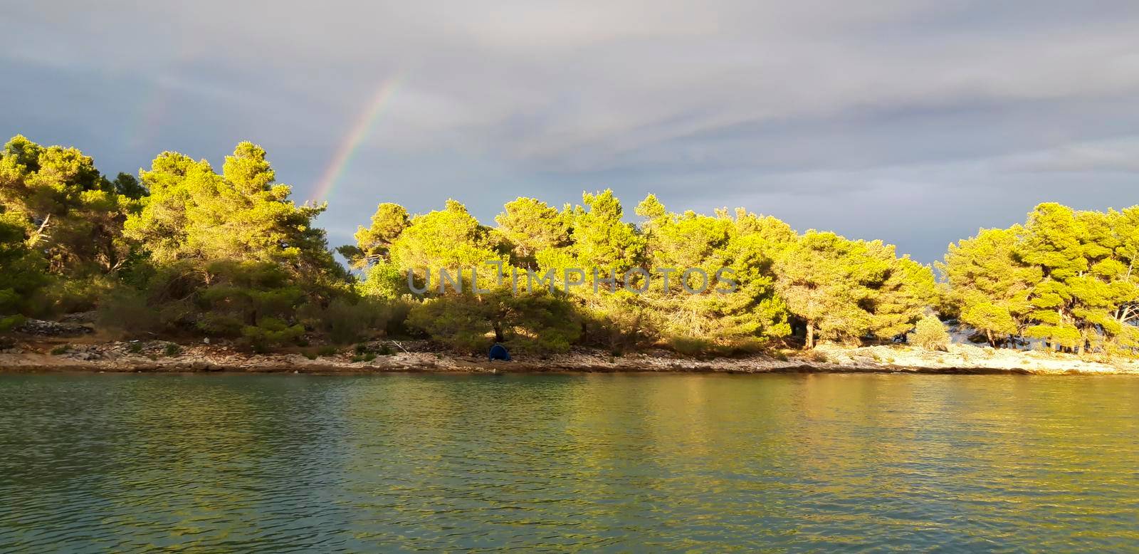 Peaceful Hvar Seascape Sunset Photo by swissChard7