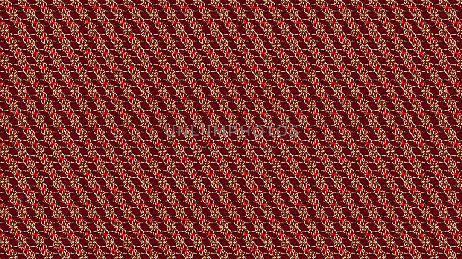 Abstract textured red background with small ornaments.