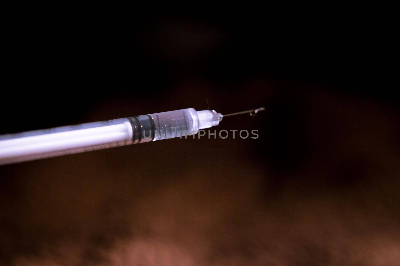 Insulin syringe for cats and dogs. No people