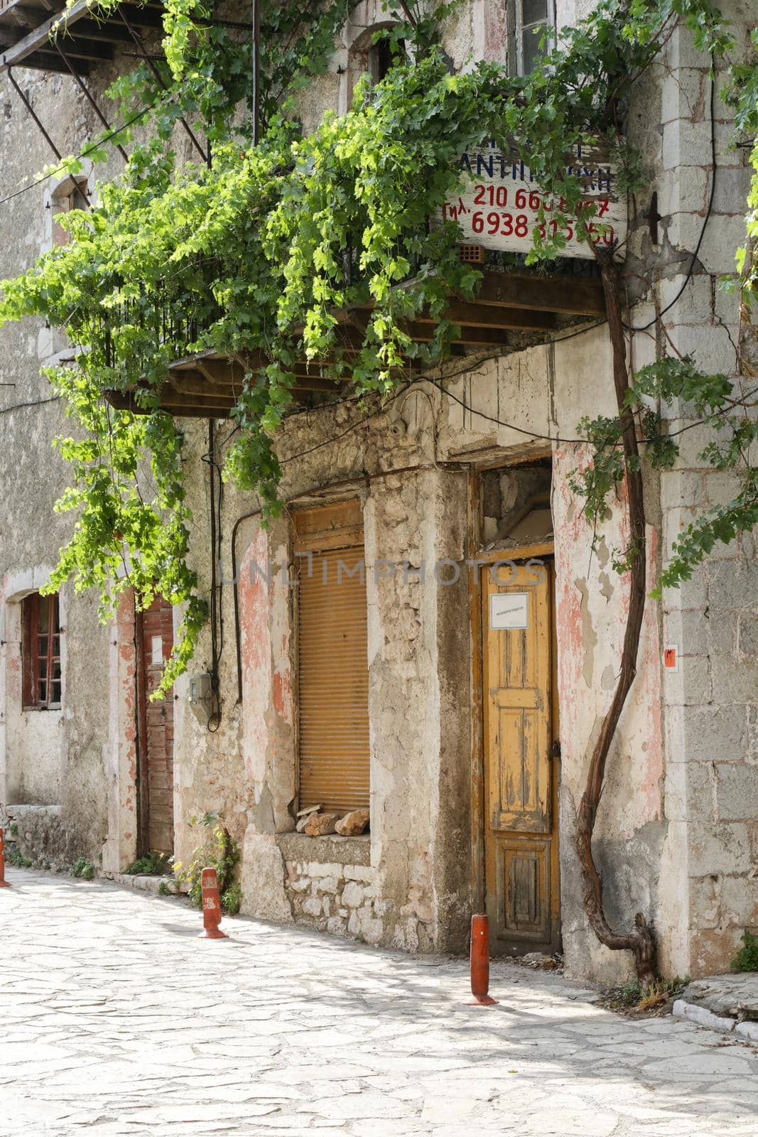 The famous Karytaina village located in Arcadia Peloponnese, Greece