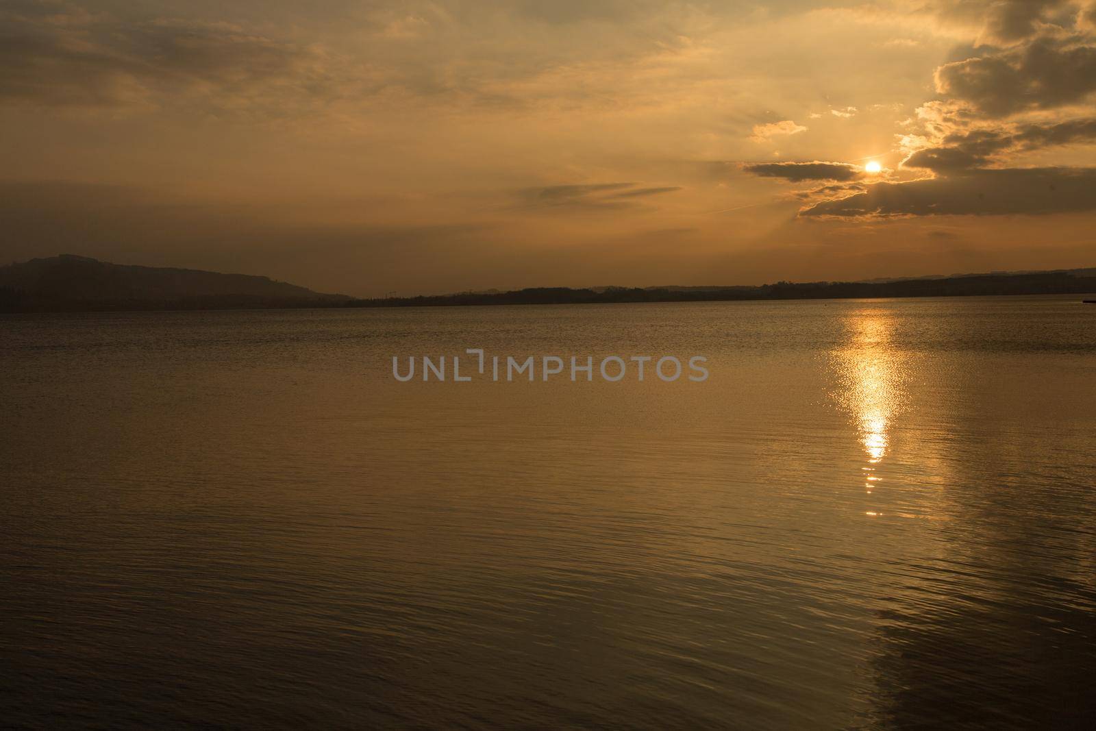 The famous Lake of Zug in Switzerland