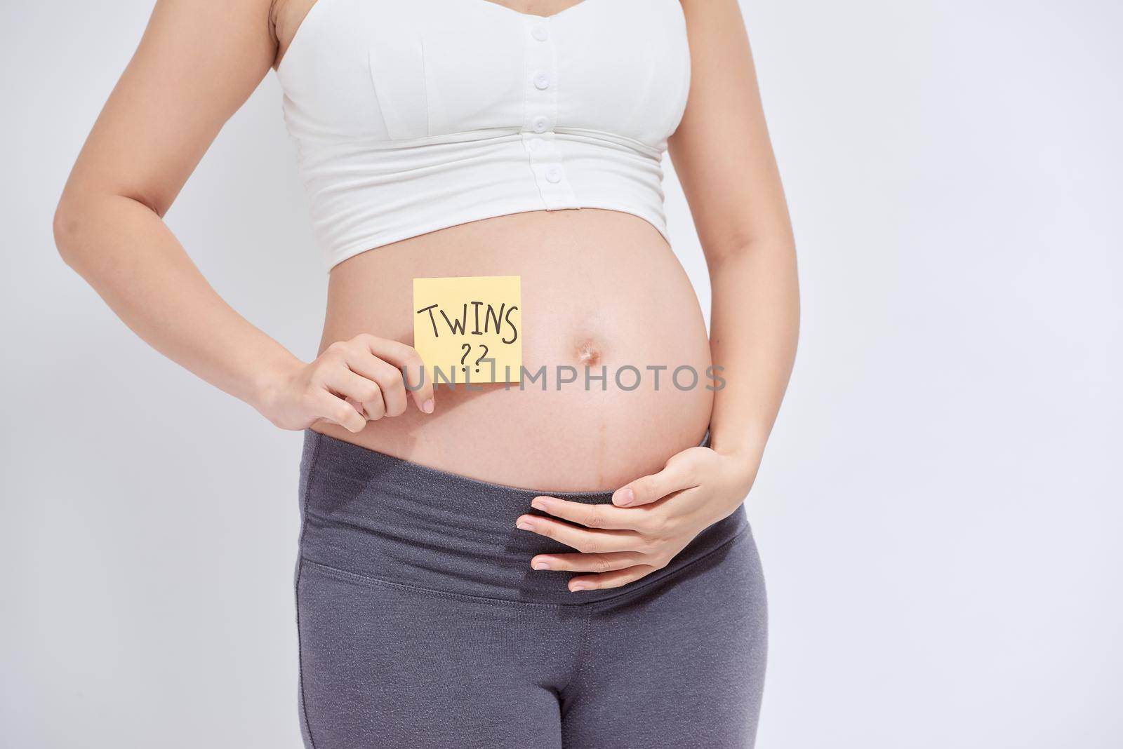 pregnant woman waiting for baby