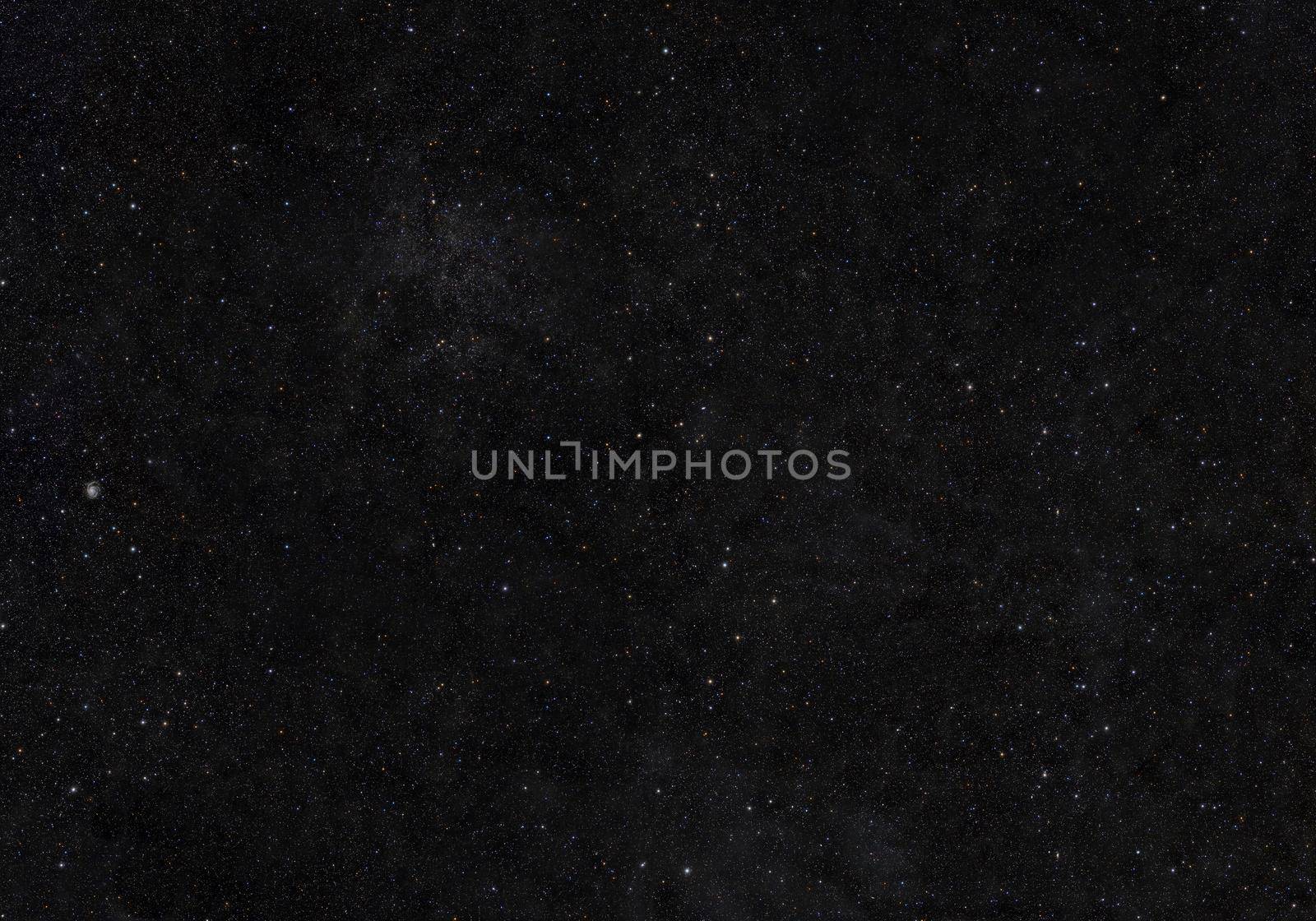 Space background with star field. Real astronomic High quality picture taken using telescope. 