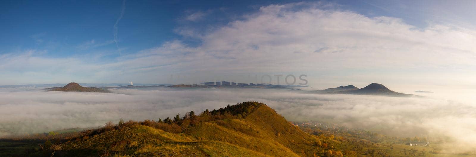 Misty morning in Central Bohemian Highlands, Czech Republic.  by CaptureLight