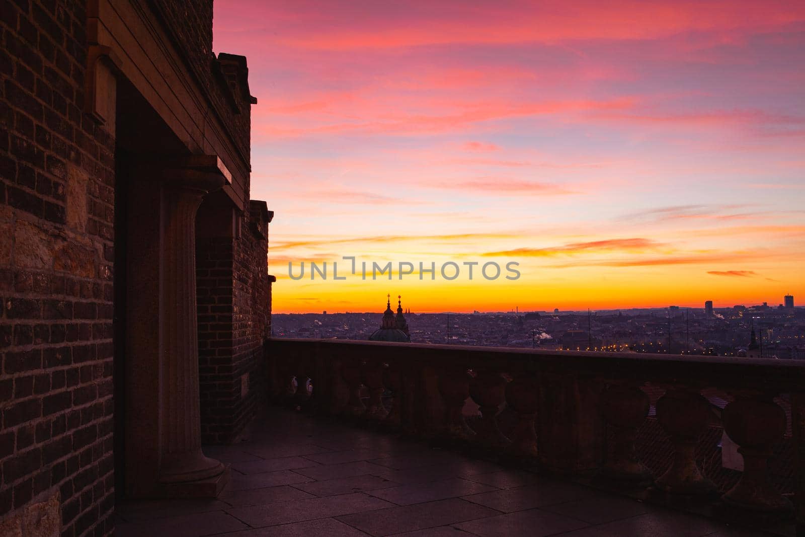 View from the Old Castle Stairs next tu Prague Castle, Prague, Czech Republic.  by CaptureLight