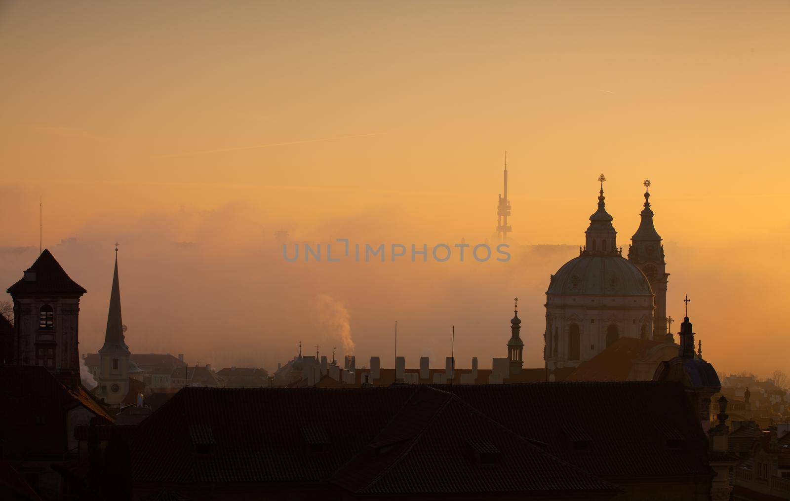 The Church of Saint Nicholas in the morning mist. by CaptureLight