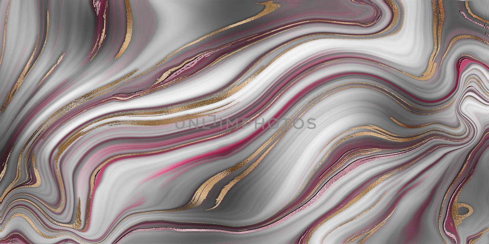 Modern colorful flow marble agate fluid poster by NelliPolk