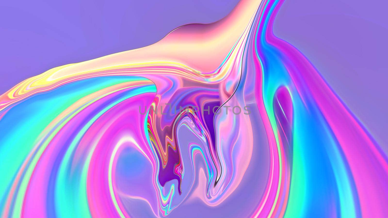 Abstract neon multicolored liquid background.