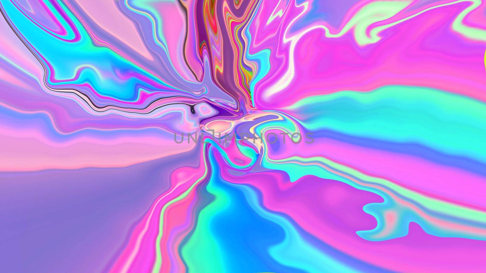 Abstract neon pink blue liquid background.