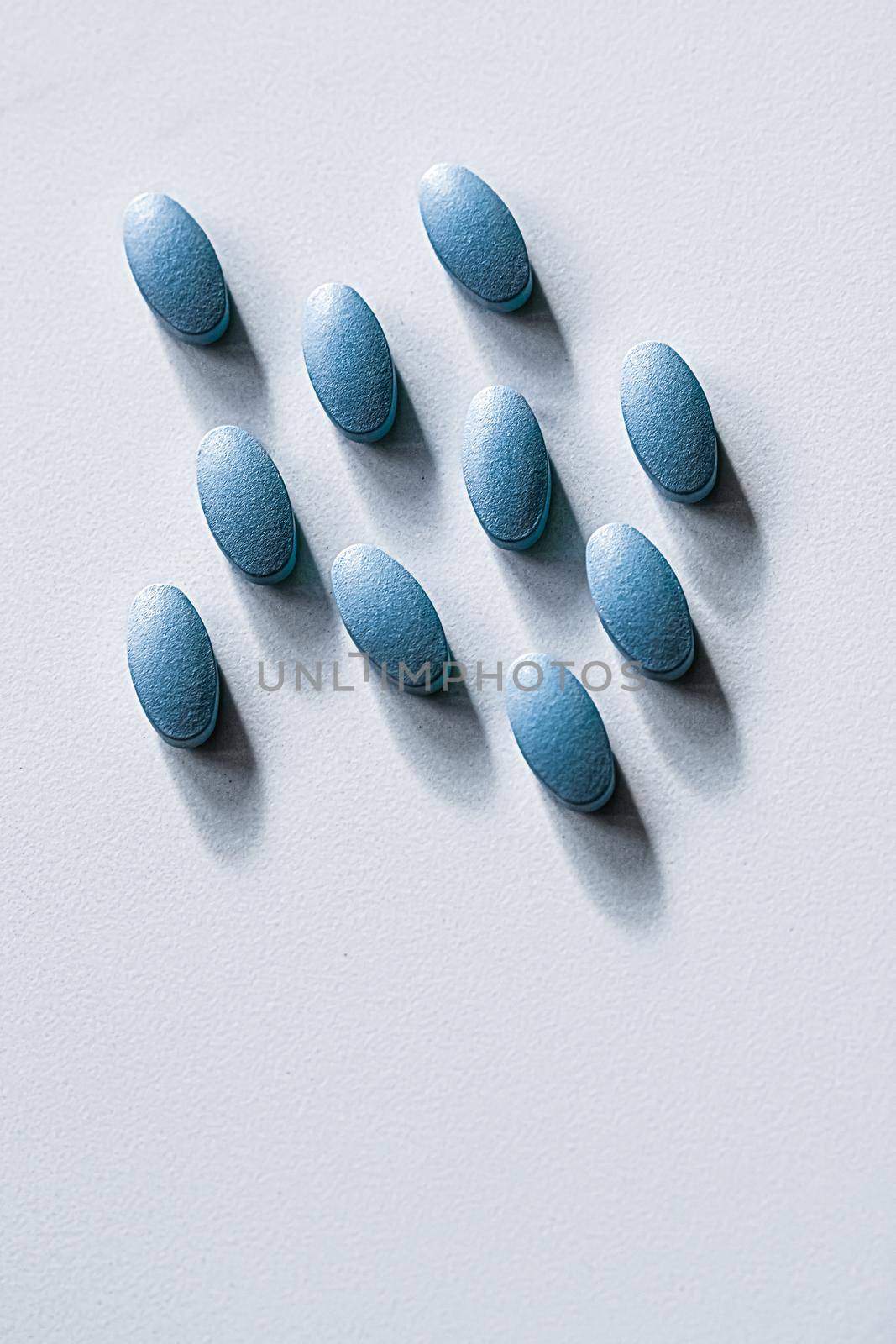 Mint pills as herbal medication, pharma brand store, probiotic drugs as nutrition healthcare or diet supplement products for pharmaceutical industry ad by Anneleven