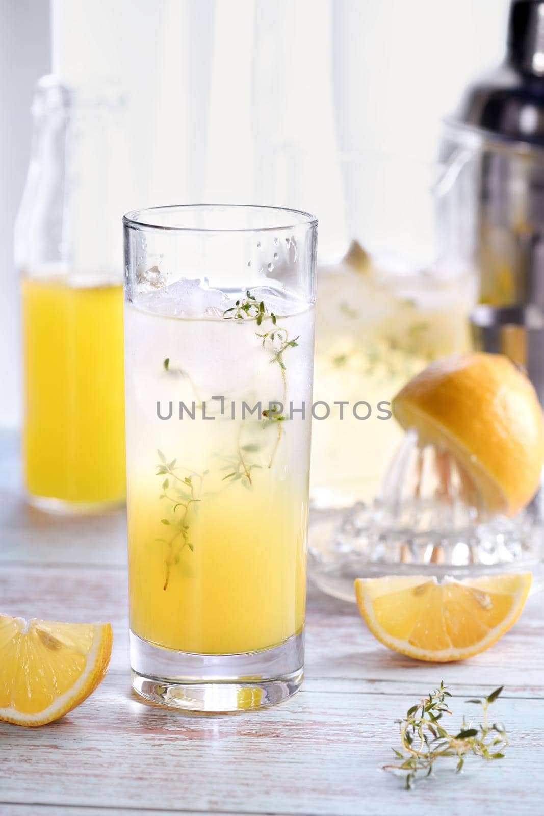 Easy fruit vodka soda. Limoncello by Apolonia