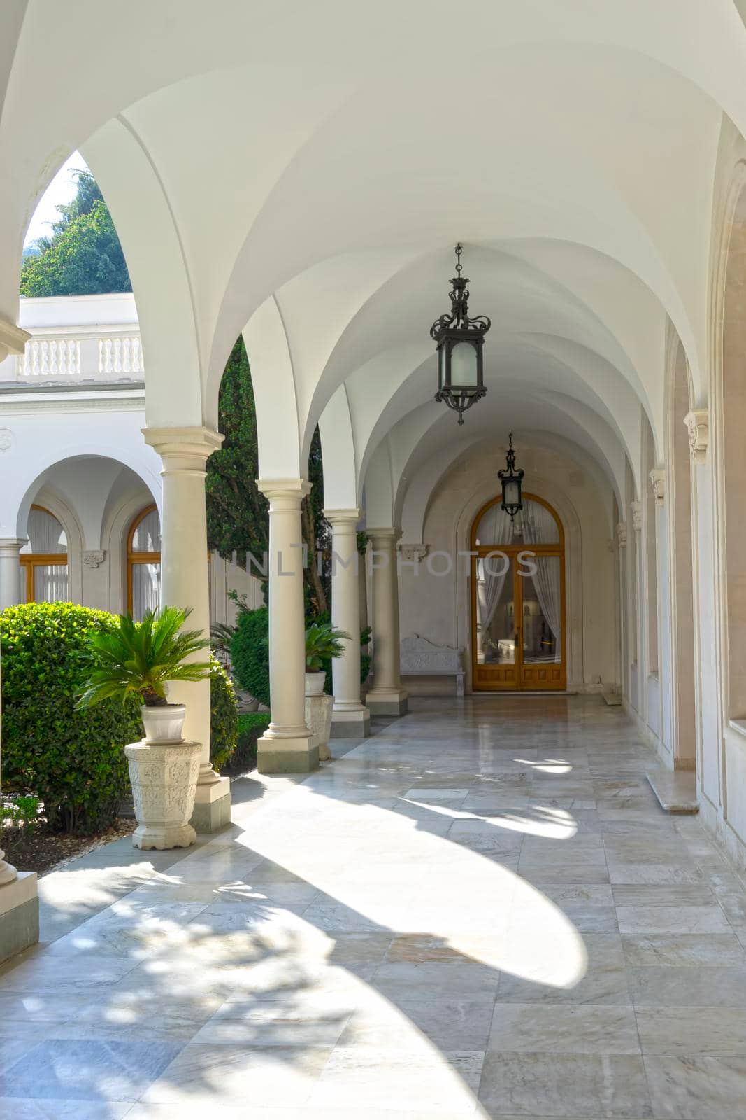 Yalta, Crimea-May 30, 2016: Interior of the Livadia Palace