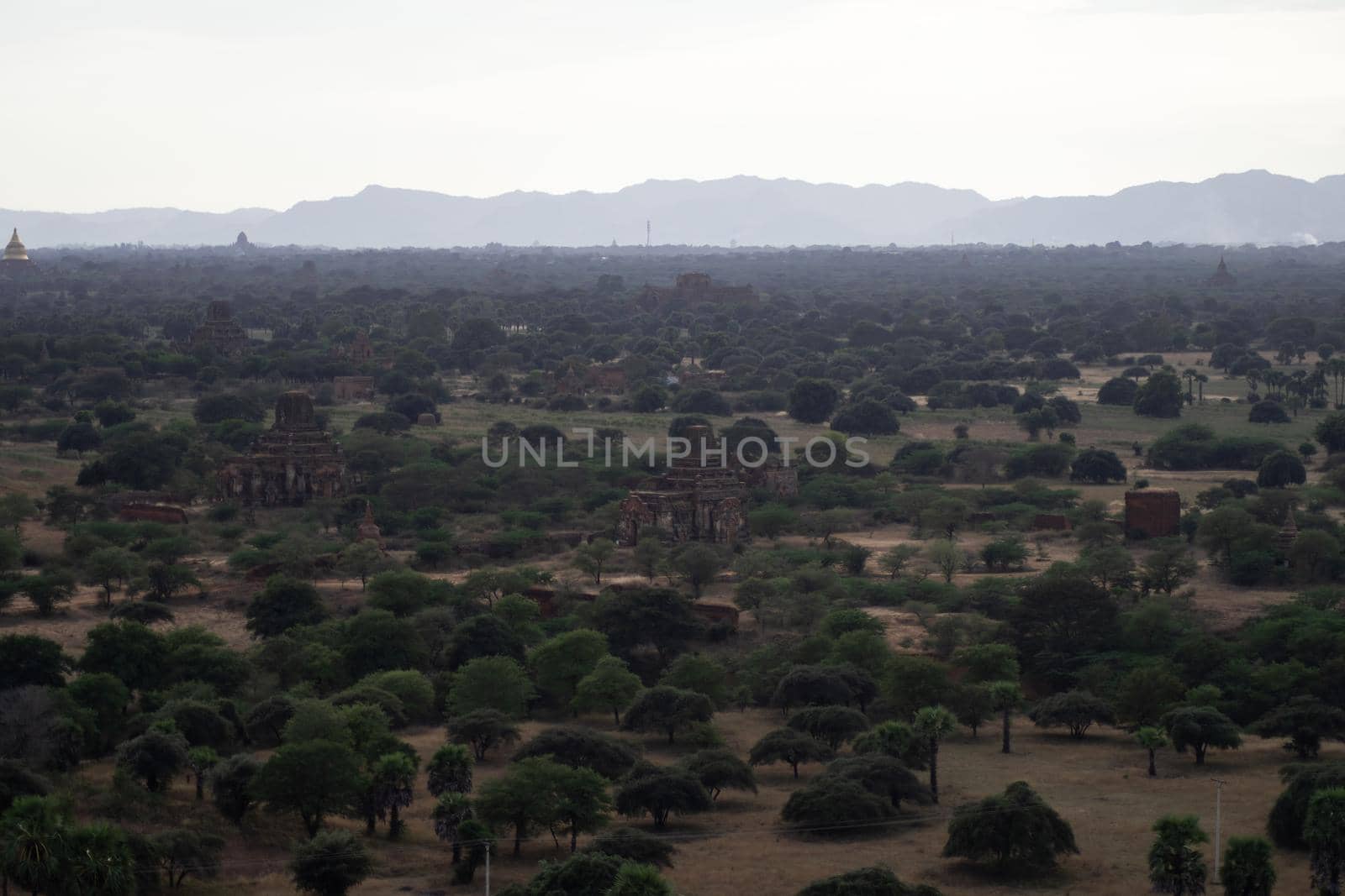 Looking out over Bagan from the Nan Myint viewing tower by arvidnorberg