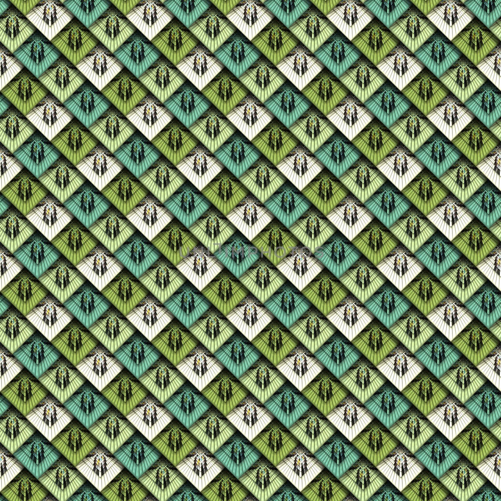 3D render seamless pattern background tile by stocklady