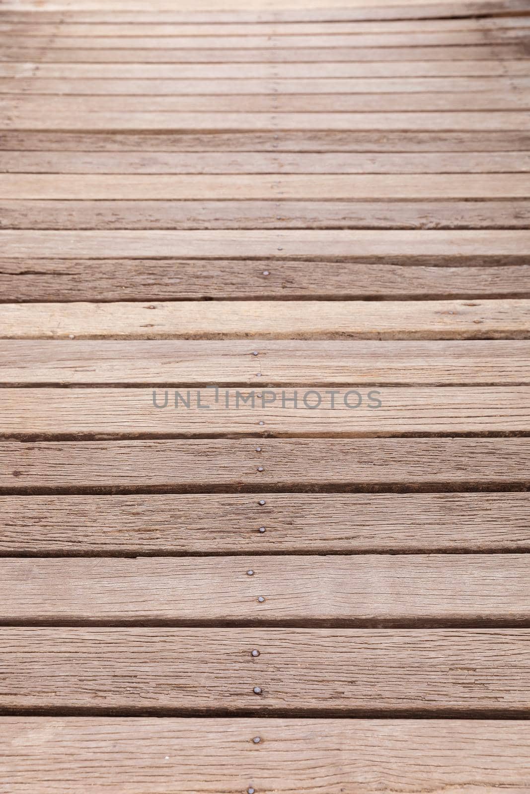 Closeup old and dirty wooden floor outdoor