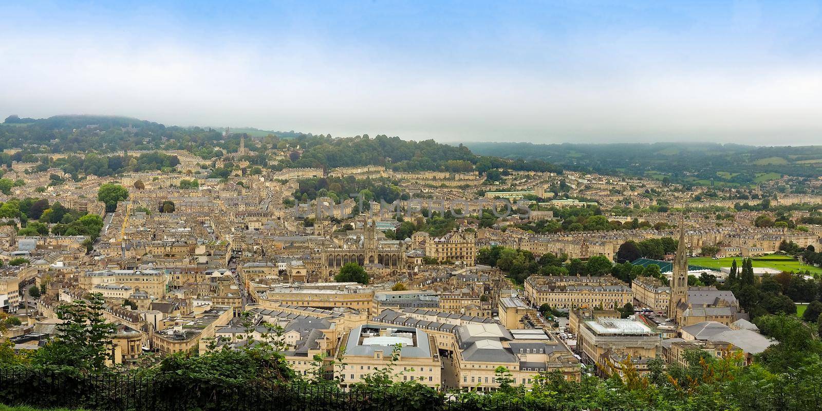 Panoramic view of Bath by claudiodivizia